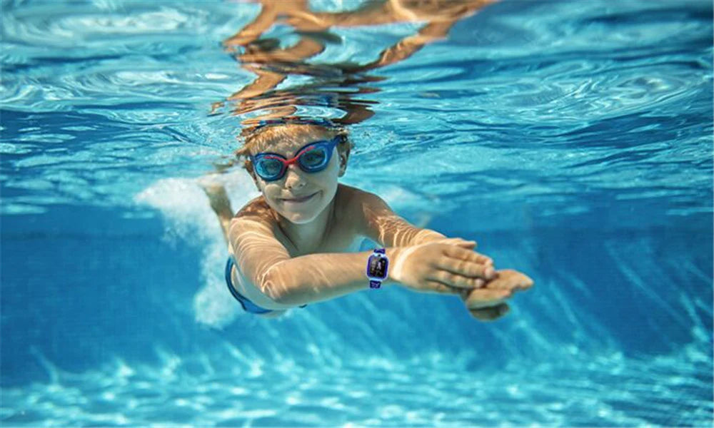 Kinder-Smartwatch mit Kamera, wasserdicht, GPS-Tracking und Anrufen, SOS-Taste