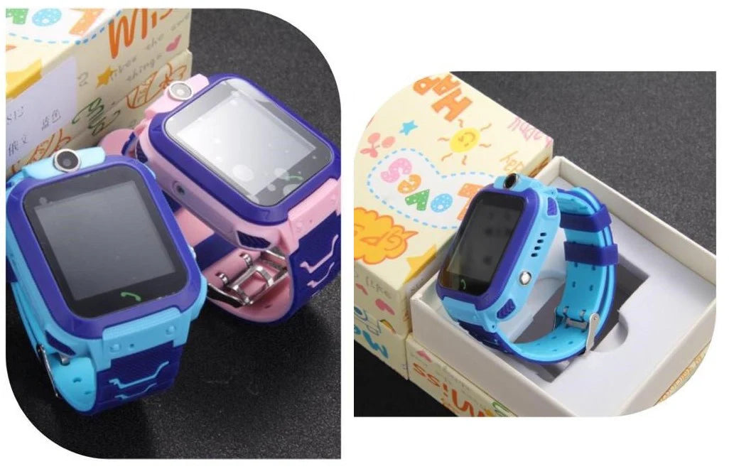 Kinder-Smartwatch mit Kamera, wasserdicht, GPS-Tracking und Anrufen, SOS-Taste