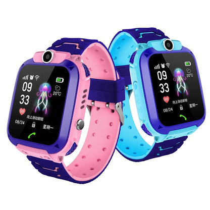 Kinder-Smartwatch mit Kamera, wasserdicht, GPS-Tracking und Anrufen, SOS-Taste