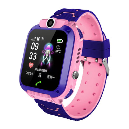 Kinder-Smartwatch mit Kamera, wasserdicht, GPS-Tracking und Anrufen, SOS-Taste